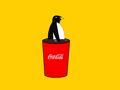 Pinguim coca cola design illustration illustration art illustrator pinguim vector