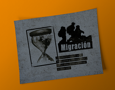 Migraciones design illustration poster design