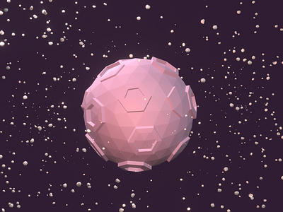 Planet 3d blender blender3d design illustration isometric low poly lowpoly lowpoly3d lowpolyart planet rocks space
