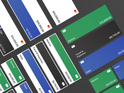 Account Components Explorations components design system finance fintech interface mobile design ui user experience user interface