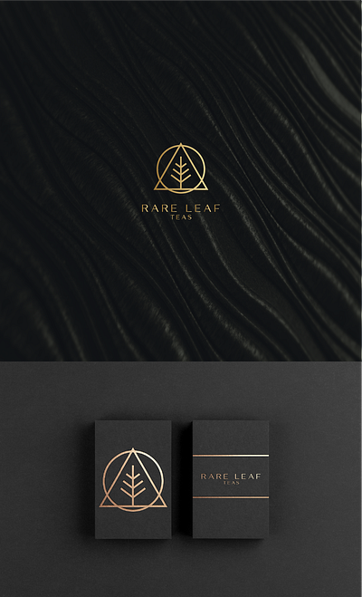 Rare Leaf Teas branding design flat icon illustration logo minimal ui vector web