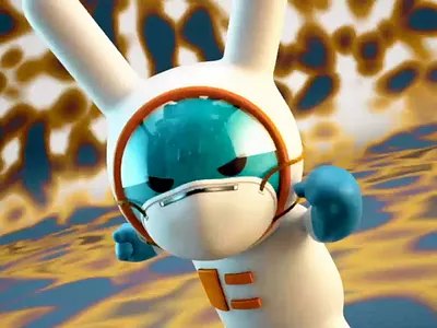 Never back down! 3danimation animation characteranimation characterdesign cinema4d loopable motiondesign motiongraphics spacerabbit spacerabbitstudio