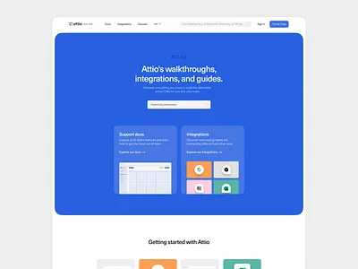 Attio – Atlas atlas attio block branding cards colourful design docs documentation graphic hero inter minimal modern neue haas saas search simple ui