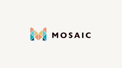 Mosaic Logo branding design graphic design logo vector