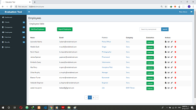 Employee Management Automation app creative design ui ux web website