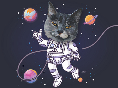 'New Normal' Free from Covid-19 animal art astronaut cartoon cat character cute dog illustrator kitten pet puppy vector