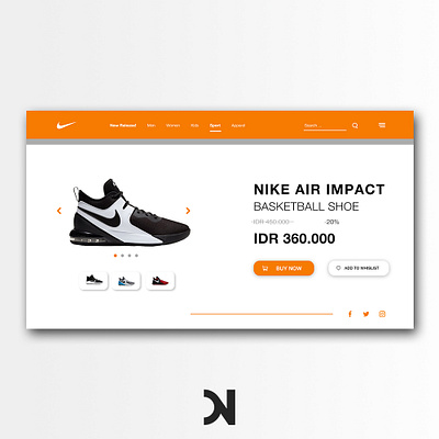 Nike Web Design app ui ux web website