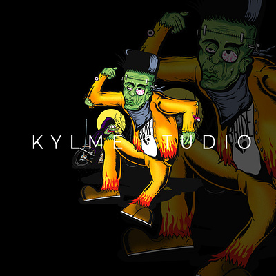 Ayo Dance animation artist artwork design flat illustration