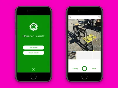 Sprocket iOS Donations app bicycle bike california donation donations free green ios iphone kind mobile sprocket unemployed