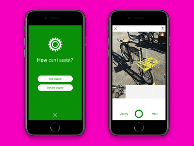 Sprocket iOS Donations app bicycle bike california donation donations free green ios iphone kind mobile sprocket unemployed