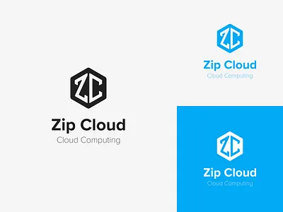 Zip Cloud - Daily Logo Challenge Logo 14/50 adobe adobe illustrator branding branding design cloud cloud computing cumulous dailylogo dailylogochallenge data graphic design hexagon lettermark logo logotype minimalist server typography zipcloud