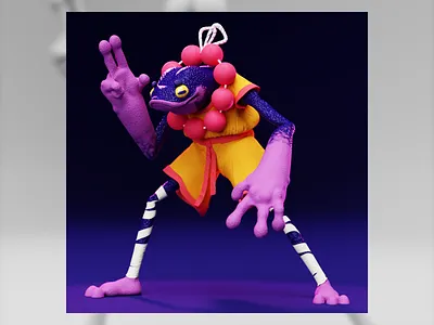 D&D Shadow Monk 3d animation art blender blender3d character cycles design eevee modeling render