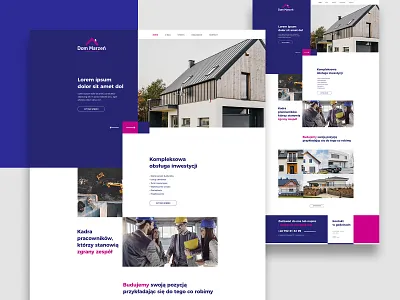 Dream House Company architect architecture branding buildings construction constructor design home house ui ux webdesign website