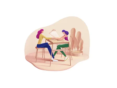 Beauty and Spa series: Nails 2.5d beautiful illustration manicure nail art nail salon nails speedart