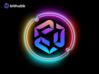 Bithubb | Bitcoin logo concept bitcoin blockchain brand identity branding coin crypto crypto wallet currency digital money ecommerce hexagon logo modern logo nft token token coin visual identity wallet