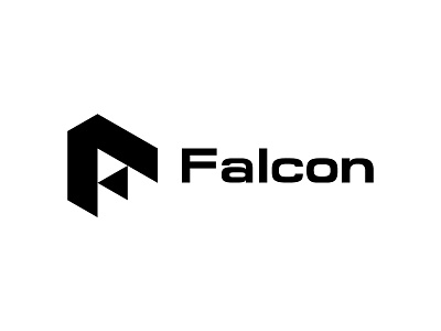 F + Rocket blockchain crypto design f falcon fly geometric lettermark logo logodesign mark minimal monogram spaceship