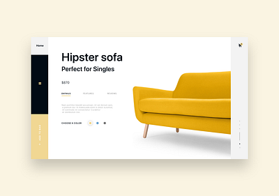 Furniture Store - Web View app app design colors creative design dribbble furniture hello dribbble store ui uidesign uiux ux uxdesign webdesign website website design