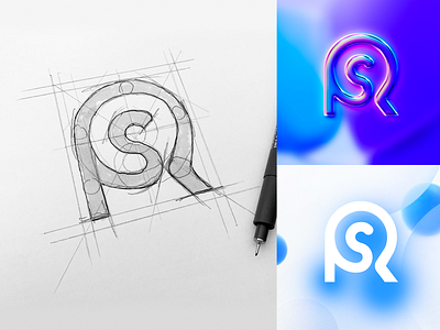 RS - TEST 3d animation branding design graphic design icon identity illustration logo marks rs symbol ui