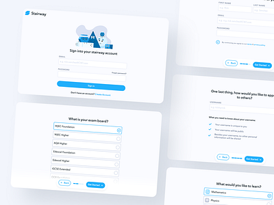 Updated Signup Page desktop product design ui