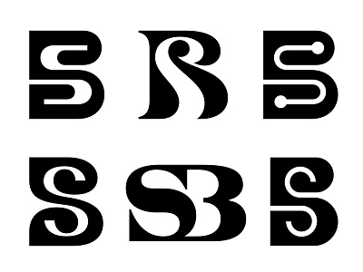 SB / BS all bs letter logo logo mark symbol logotype mark monogram negative space negative space logo sb symbol typography