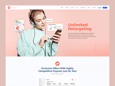 AffVolume web design