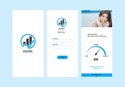 Credore Calcuator app design ui ux