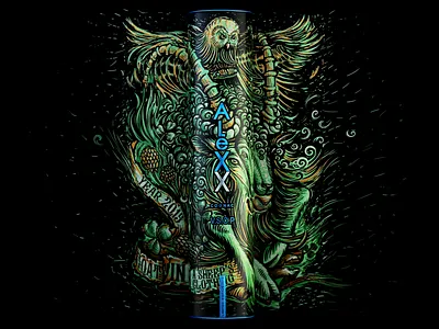 AleXX GOAT IN SHEEP'S CLOTHING (Limited Edition) alcohol branding alexx bottle branding brandy cognac drink food illustration krylia fmcg branding label label design package packaging packaging design special edition tubus design