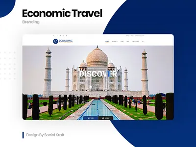 Economic Travel - Tour Agency Website Design, Developmet.🛫 graphicdesign tour website travel agency travel agency card travel agency website travel website deisgn traveling