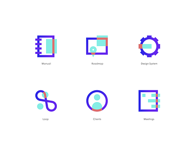 Icons badge brand branding design flat icon iconography illustration shapes stroke tech ui vector