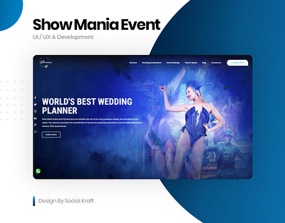 Showmania Events | Official Website Redesign UI/UX design design agency event design event planner event planner website design event website website design and development website ui design website ux wedding planner