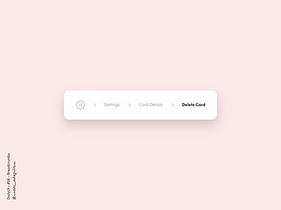 Breadcrumbs - 056 Daily UI Challenge breadcrumb breadcrumbs dailyui dailyui 056 design minimal minimalism simple ui design