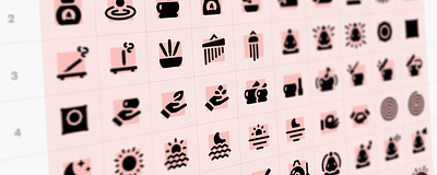 GLYPHICONS Mind set breathing icon set iconography icons icons pack meditation monochromatic pictograms signs simple symbols yoga