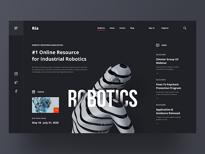 ROBOTICS REDESIGN concept dribbble ecommerce hero image online redesign shot ui ui ux uidesign web design webdesign website website design