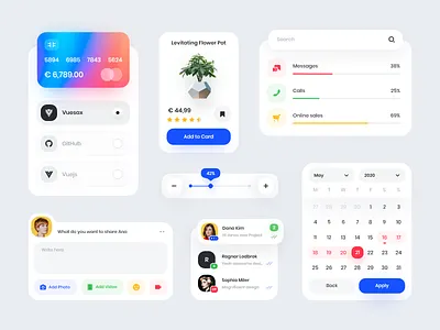 Vuesax Components Vuejs Framework 💎 admin clean components credit card design system framework github interface minimal orizon uikit uiux uiuxdesign vue vuejs vuesax web