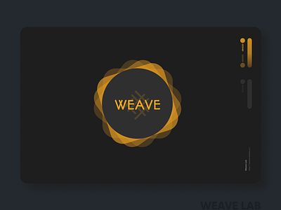 Waeve Lab Logo design illustraion logo ui vector