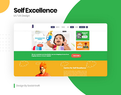 Self Excellence - Training Institute Website - Design & Develop coaching coaching website design design institute uidesign uiux uxdesign website design website desin agency website redesign