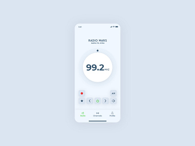 Radio App adobexd app channels ui channels ui flat flat ui flat ui design minimal mobile app design mobile ui music player radio radio buttons radio ui rebound spotify ui ux web