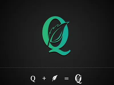 Q + Leaf Logo Design brand identity branding branding design design illustration logo logo design logodaily logodesign logodesigner logodesignersclub logodesigns logos logotype modern vector