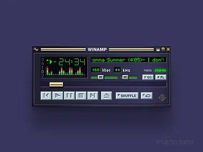 Winamp Skin Clone from 1997 figma free winamp