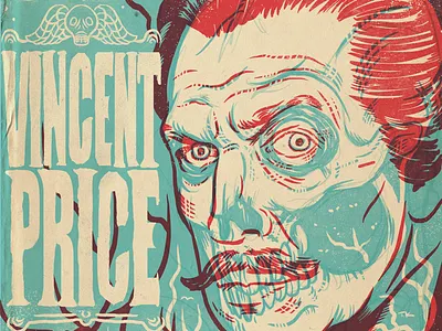 Happy Birthday Vincent Price illustration procreate