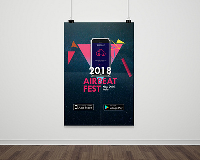 Airbeat Event Agency Poster agency airbeat elegant event event flyer galaxy poster poster design