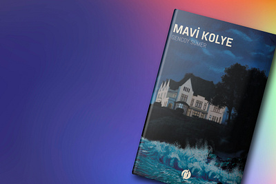 Mavi Kolye Book Cover artwork bookcover bookcoverdesign digital drawing graphicdesign illustration