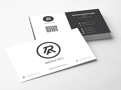 RAA Bussines Cards branding flat icon illustration logo minimal typography vector