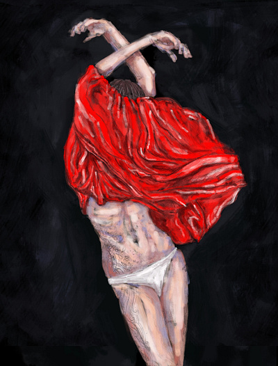 Undress acceptance art artist body digital art digital illustration emotive female form female illustrator illustration illustrator south africa