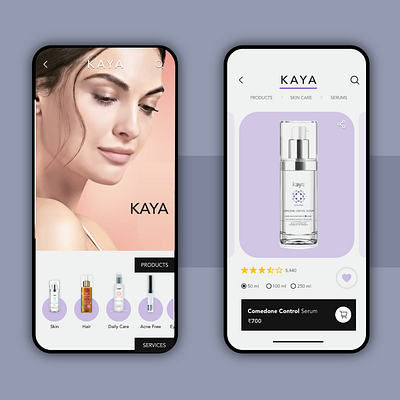 Skincare App Design mobile app skincare ux uxdesign