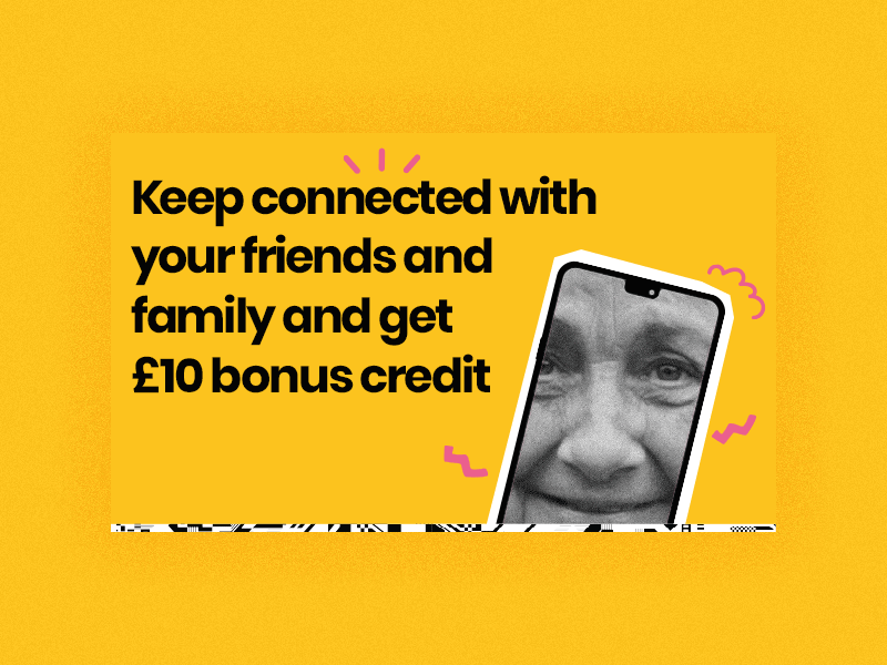Keep connected - giffgaff design email header gif gif animation giffgaff mobile network photoshop animation