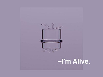 I’m Alive. alive cinema 4d cinema4d helvetica houdini motion motion graphics redshift