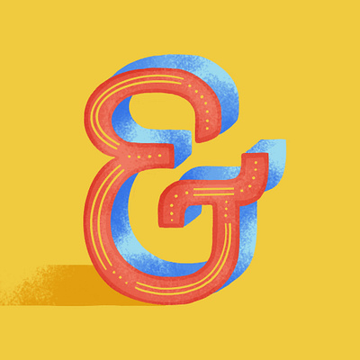 36DOT: & 2020 36daysoftype07 colors palette digital illustration dribble illustration lettering lettering challenge