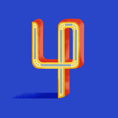 36DOT: Y 36daysoftype07 colors palette digital illustration dribble illustration lettering