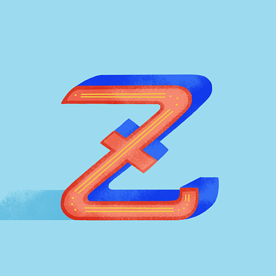 36DOT: Z 2020 36daysoftype07 digital illustration dribble illustration lettering